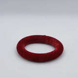velvet bordo ring cushion for heart chakra singing bowl
