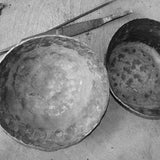 handmade and and-hammered tibetan singing bowl