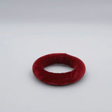 bordo velvet ring cushion for crown chakra singing bowl