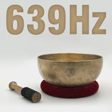 639hz solfeggio heart chakra handmade tibetan singing bowl