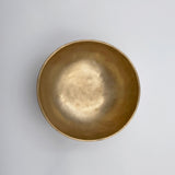 handmade singing bowl matt finish, top view