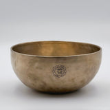 heart chakra solfeggio tibetan singing bowl, handmade matt finish