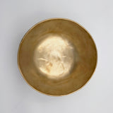 handmade sacral chakra tibetan singing bowl top view