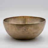 handmade hand-hammered solfeggio sacral chakra tibetan singing bowl