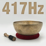 417hz solfeggio sacral chakra handmade tibetan singing bowl