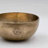 handmade hand-hammered tibetan singing bowl for throat chakra
