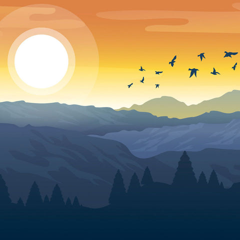 Positive morning meditation music with piano and rain sounds.