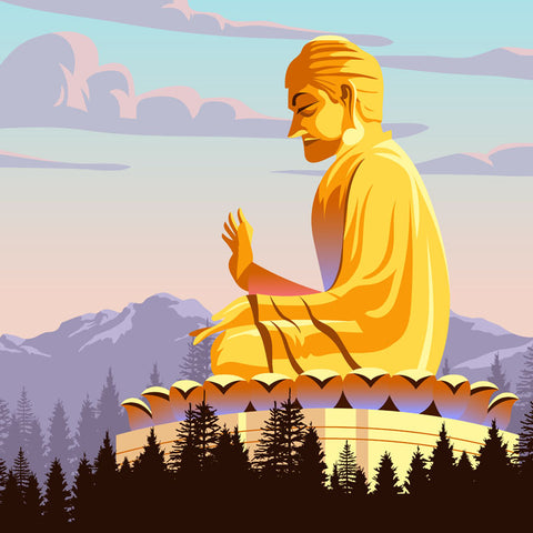 Deep meditation music with choir and ocean wave sounds.