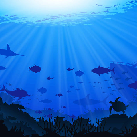 Positive morning meditation music with piano and ocean wave sounds.