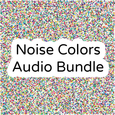 Brown noise, pink noise, white noise audio recording royalty free download