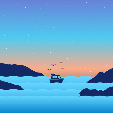 Calming meditation music with piano and ocean wave sounds.