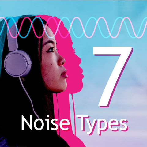 White Noise, Pink Noise, Brown Noise, & More for Relaxation & Sleep
