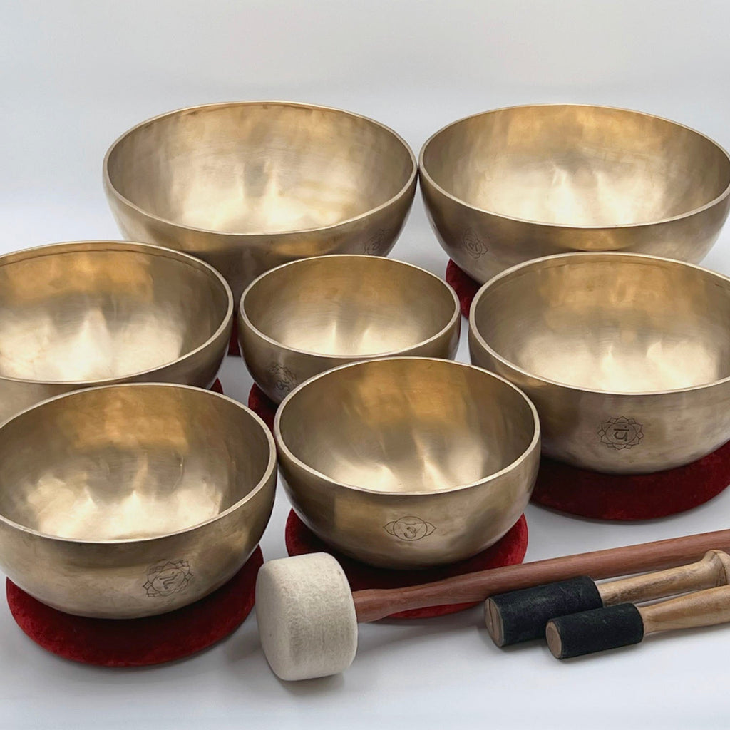 Solfeggio Tibetan Singing Bowl Set
