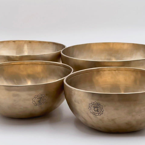 All Healing Frequencies: 7 Chakra Singing Bowl Set