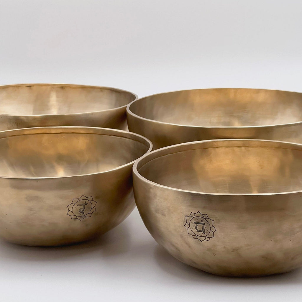 All Healing Frequencies: 7 Chakra Singing Bowl Set