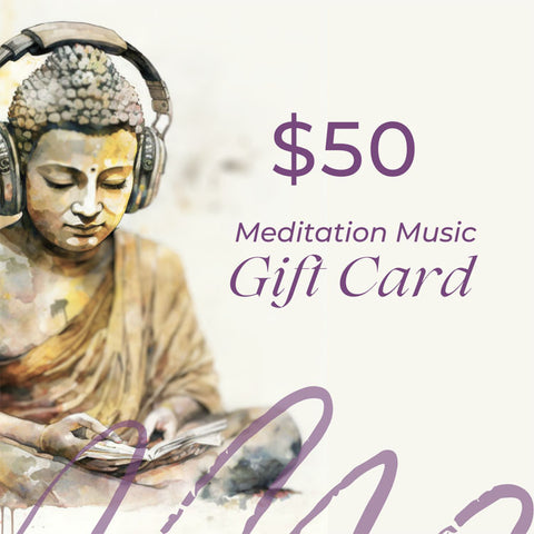 Royalty free meditation music gift cards