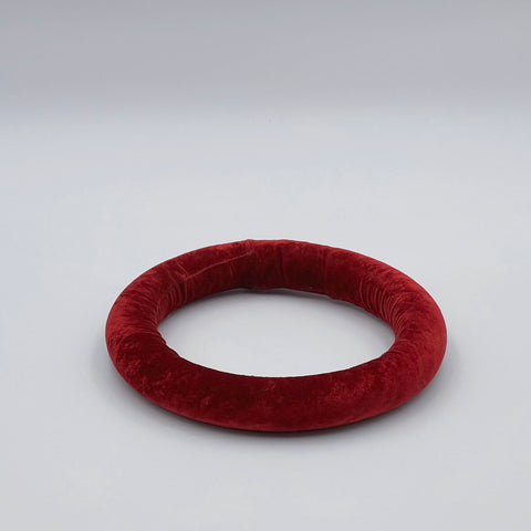 bordo velvet ring cushion for tibetan singing bowl