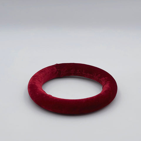 bordo velvet ring cushion for tibetan singing bowl