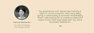 Martine Werkhoven's testimonial for Music Of Wisdom.