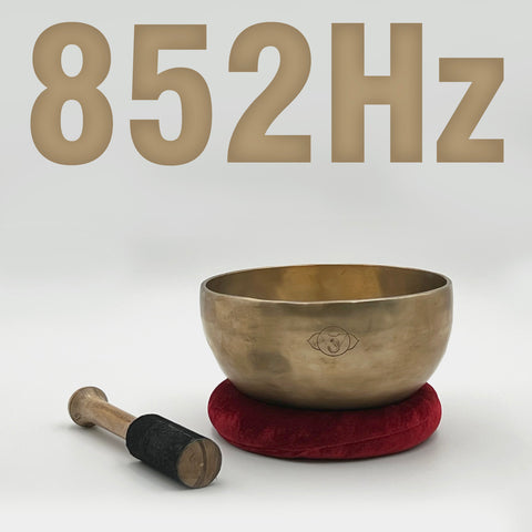 852hz solfeggio third eye chakra handmade tibetan singing bowl