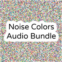 Brown noise, pink noise, white noise audio recording royalty free download