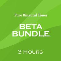 Pure binaural tones - beta waves bundle. Royalty free download